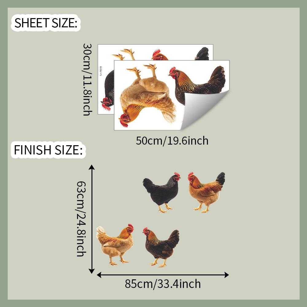 

Креативные наклейки на стену в стиле кантри, имитация петуха, для кухни, столовой и домашнего фона