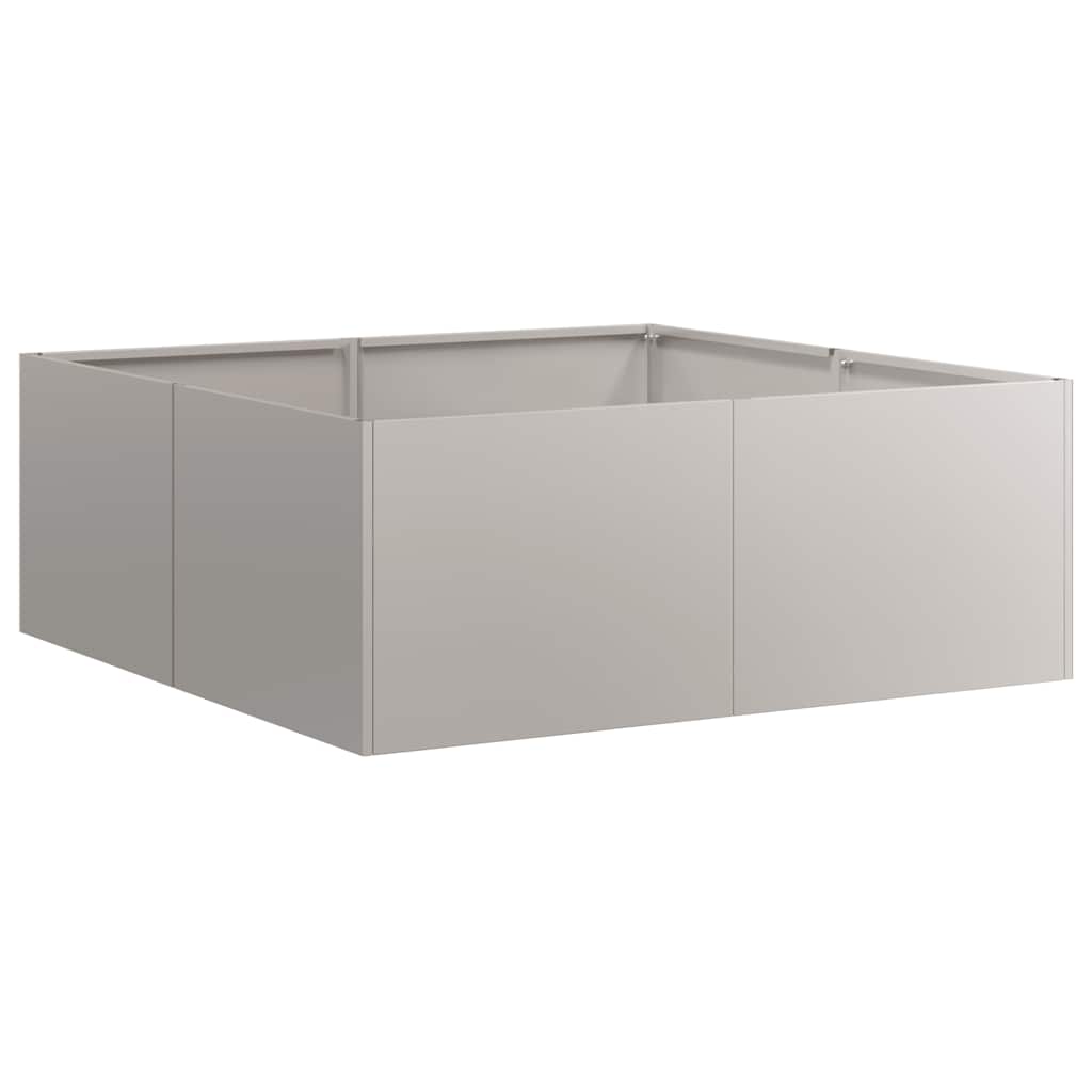 Pot Rusty 80X80X30 Cm Stainless Steel