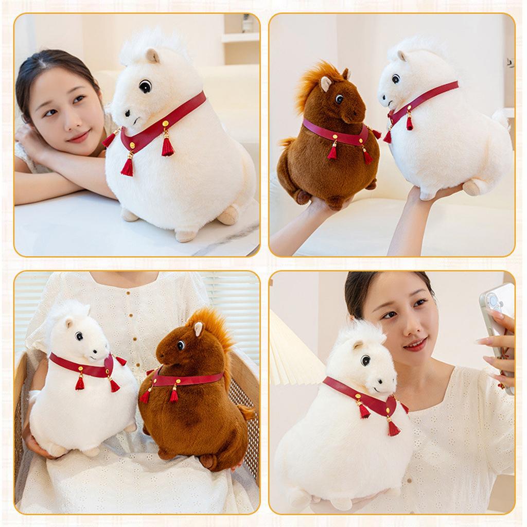 Plush Horse Gift For Boys Girls, Plush Stuffed Animal Toys For Farm Kids Birthday Party
