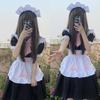 2026 New Black and White Maid Clothing Women's Clothing Daily Loli Maid Cute Dress Large Size