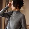 Dámský kašmírový svetr Kašmír Qinghe 30% kašmír 70% vlna podzimní a zimní pulovr hřejivý a módní