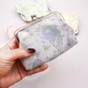 Butterfly Print Coin Purse, Women Small Change Purse, Gradient Butterfly Kiss Lock Closure Pouch for Coins Cards Cash