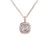 Korean Version of Light Luxury Micro-inlaid Super Flash Moissanite Pendant, Advanced Design Sense, Creative Temperament, Collarbone Chain