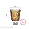 ZISIZ Glacier Pattern Glass Cup