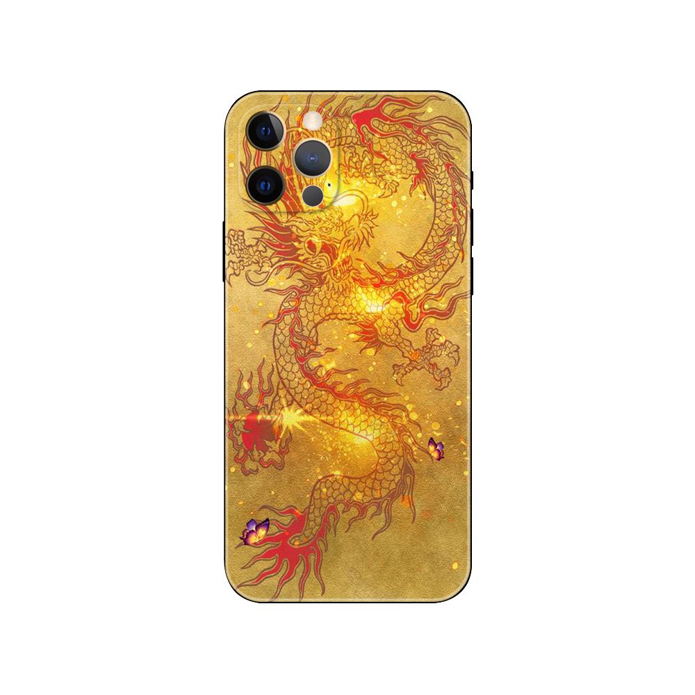 China Red Black Dragon Phone Case For iPhone Samsung Galaxy Redmi Xiaomi Note S A 16 15 14 13 12 11 20 21 22 23 53 54 Pro Plus Ultra Silicone Cover