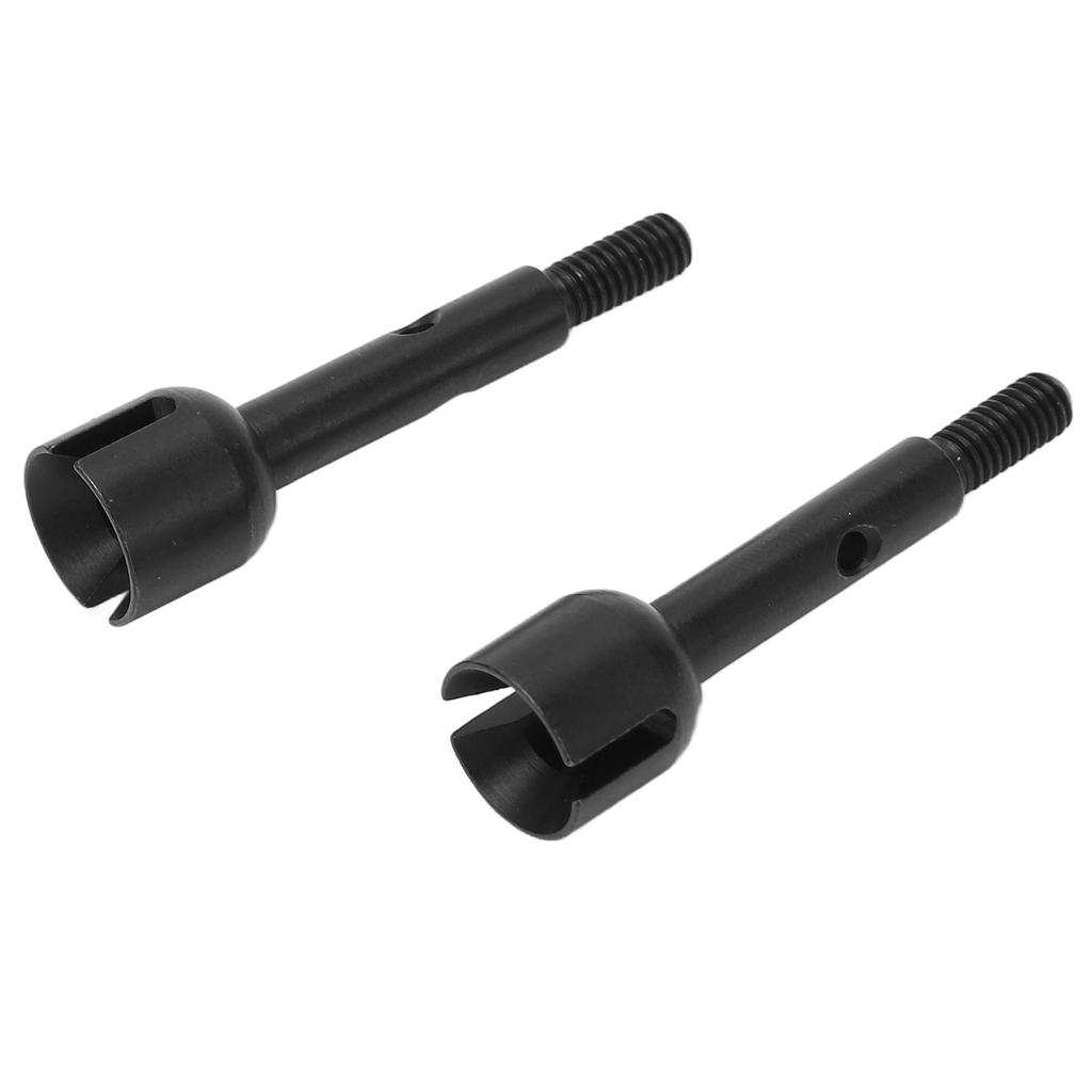 2 Stück RC Hinterradachse Eisen Reibungsreduzierung Hinterradantriebskupplung RC Zubehör für ZD Racing Schwarz