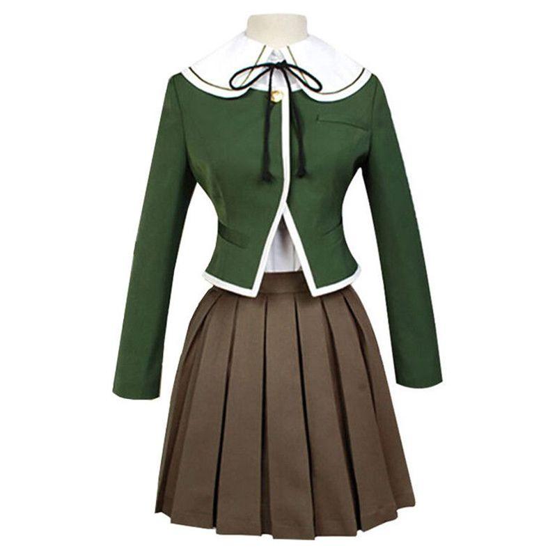 Danganronpa Chihiro Fujisaki Uniform Suit Cosplay Costume Full Set For Anime Fans
