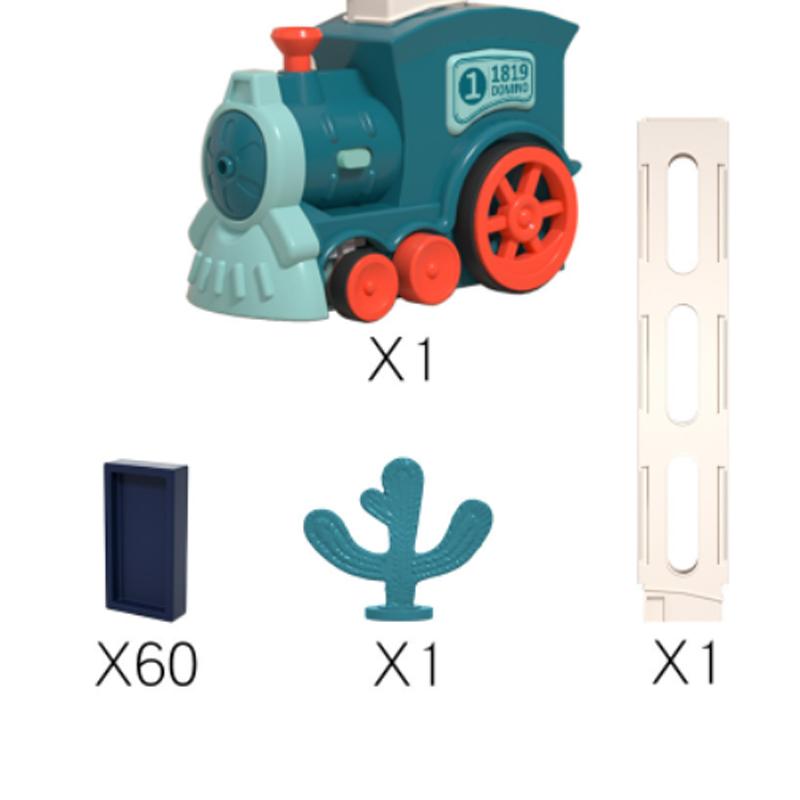 

Набор Домино Поезд Детские Развивающие Игрушки Сделай Сам Подарок Разноцветный 60 Домино синий