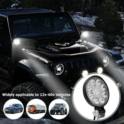 2 Peças Luz de Trabalho LED 480W Carro Caminhão Farol LED Luzes LED Redondas 6000K 5000LM Farol para Off-road Auto SUV Luzes de Condução Quente