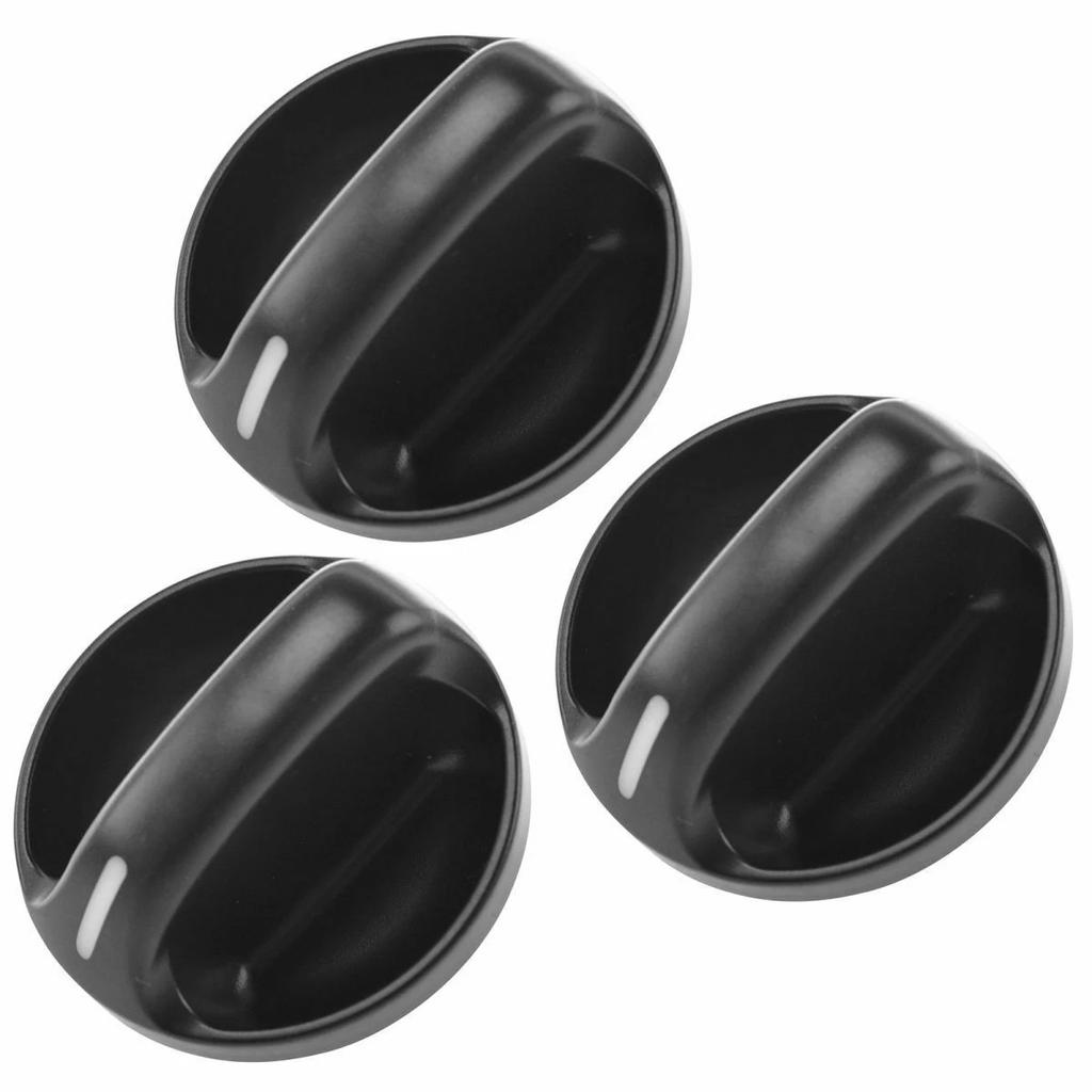 Fit for Toyota-Tundra Truck 2000-2006 Temperature Control Knobs Dials Heater A/C Air Condition Fan Set of 3 55905-0C010
