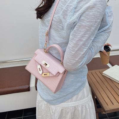 High-end Bag Women's New Fashion Versatile Portable Women Niche Design Shoulder Crossbody Small Square Bag