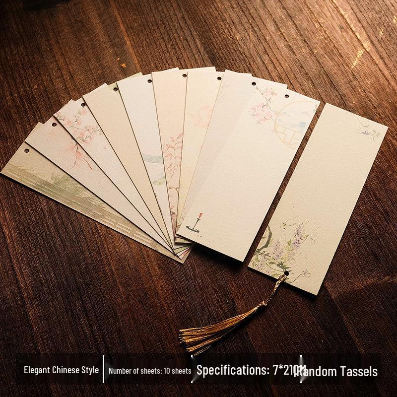 Handmade Chinese Xuan Paper Bookmarks for Painting and Calligraphy