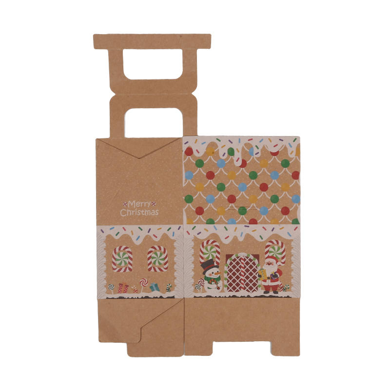 8 Pcs Cute Christmas Treat Candy Boxes Portable Dessert Packaging Case Small Cookie Containers Party Favor Supplies