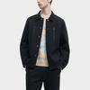 FILA Embroidered Logo Polo Casual Knit Jacket Men jackets Black F11M348502F-BK
