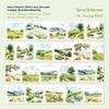 Yan Ji Four Seasons Scenery Washi Tape Collection - 4 Designs
