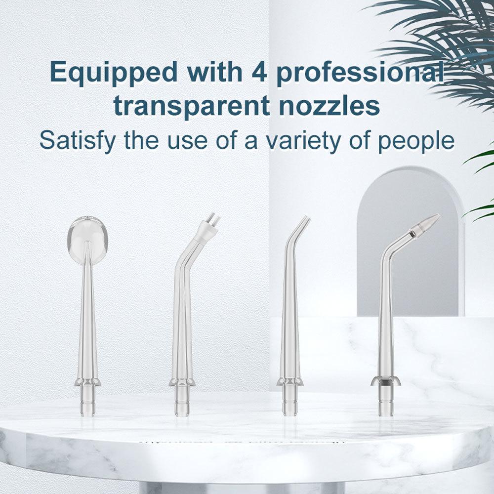 Hilo dental portátil con agua, limpiador de dientes doméstico, limpieza de cavidad bucal, eliminación de sarro, limpiador de dientes, enjuague dental eléctrico