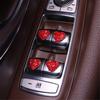 Pack Of 6 Crystal Heart Car Stickers Self Adhesive Interior Decors for Vehicle Enhancing Luxury with Rhinestone Designs