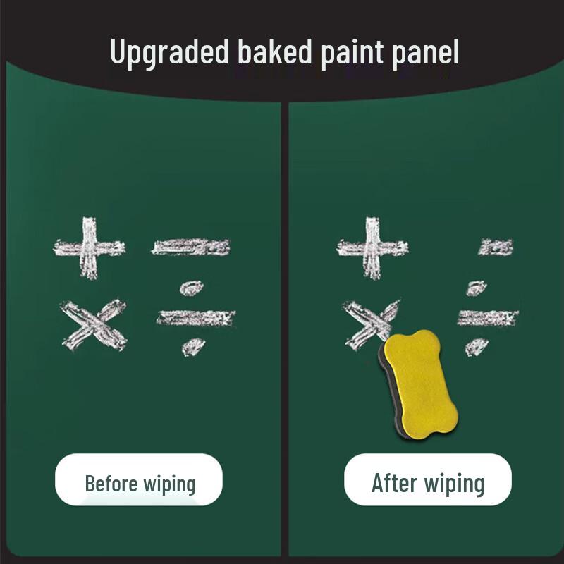 ZZLD Double-Sided Movable Green Chalkboard