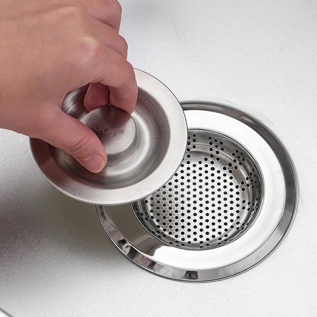 Stainless Steel Sink Strainer Preventing Clogging Easy To Clean Kitchen Sink Strainer Filter for