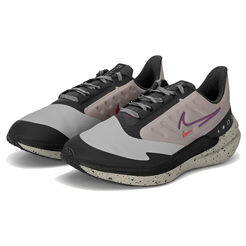 Nike Air Winflo 9 Shield Cobblestone Vivid Purple Women's Sneakers DM1104-002