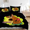 Set de așternut Scooby-Doo Mystery Machine Husă Pilotă Cadou pentru Dormitor, Include 1 Husă și 2 Fețe de Pernă, Fără UmpluturăB374