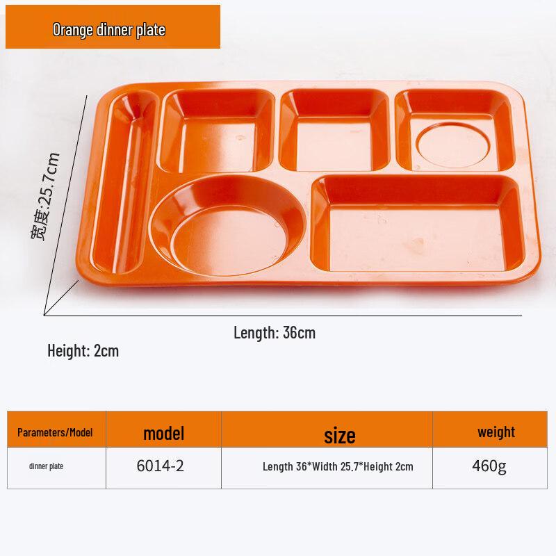 

Melamine Compartmented Fast Food Tray