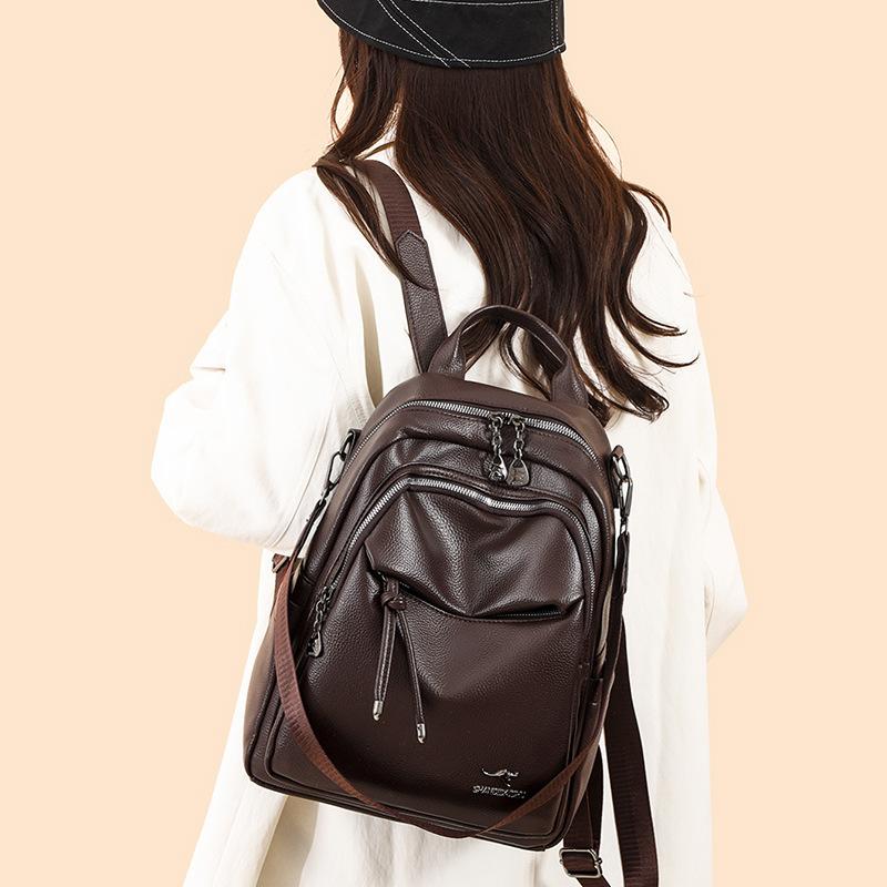Women's Lightweight Travel Backpack Large Capacity Commuter Schoolbag