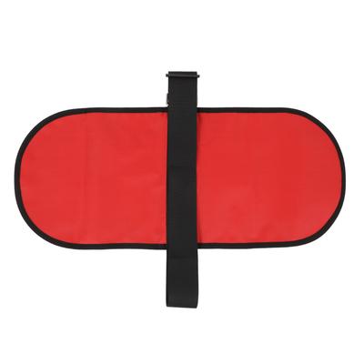 Track Field Discus Carrier Bag Waterproof Oxford Fabric Shot Put Storage Bag with Adjust Strap for 2 Discus Red