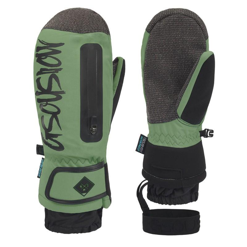 Snow Gloves Skiing Snowboarding Freeride With Built-in Wrist Guard Kevlar Reinforced Waterproof Wear-resistant Unisex