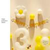 White Flower For Home Decor Boys Photo Decoration Girl Daisy Banner Banner Party Flag Hanging Flag