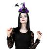 Cute Headband Halloween Specter Sequins Witch Hat Mini Cone Hat Hair Hoop