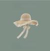 New Holiday Beach Fisherman Hat Seaside Sun Protection Sun Hat Large Brim Bow Woven Straw Hat Women