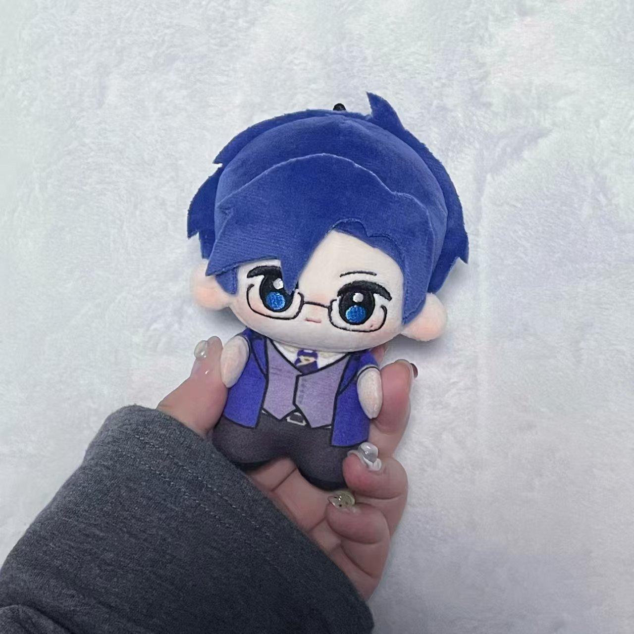 

10cm Anime For All Time Plush Toys Cartoon Pendant Clarence Stuffed Plushie Keychain Doll Cosplay Figure Christmas Gifts