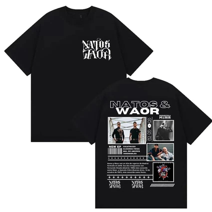 Pop Rapper Nato Y Waor Merch Cotton T Shirt Short Highend Luxury Unisex Style Both Of Unisex And Unisex