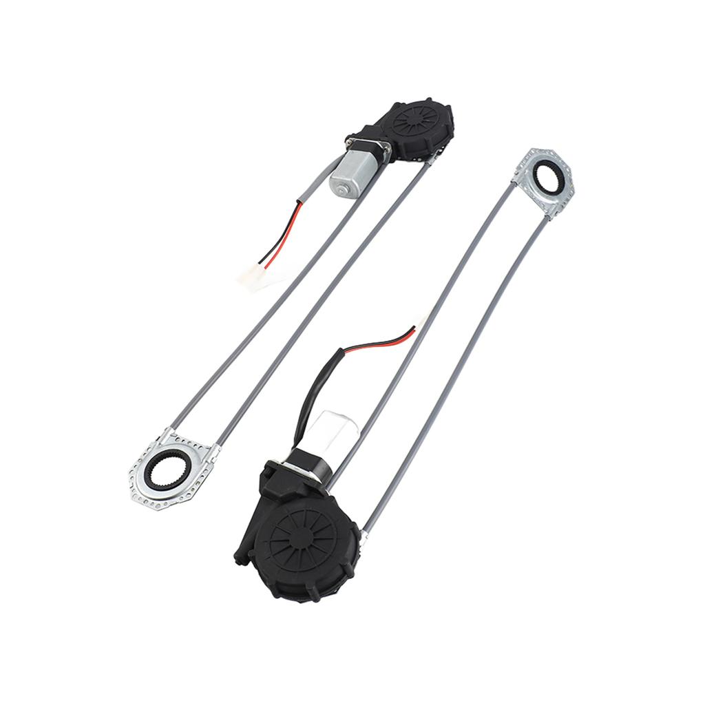 12V Universal Electric Power Window Lift Regulator Conversion Kit for 2 Door Pickup SUV Truck Van Car