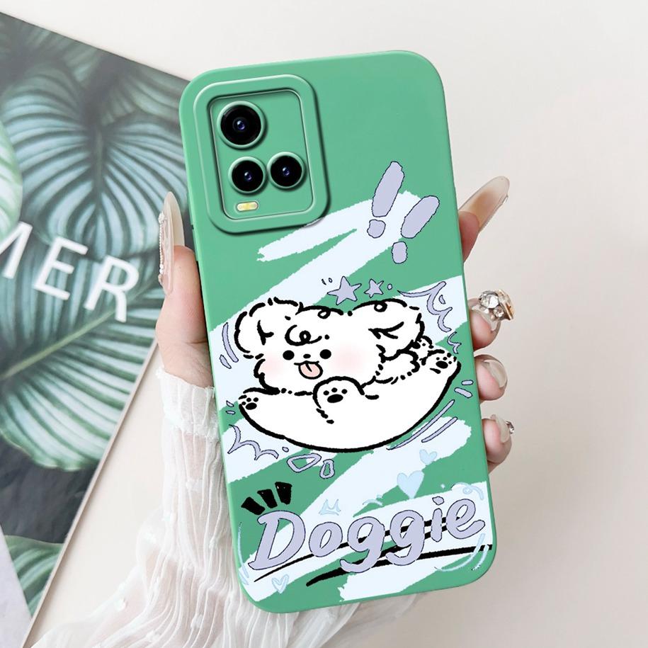 For Vivo Y33s Case V2109 Shockproof Cover Cute Dinosaur Panda Fundas Cases For Vivo Y21 2021 Y21A Y21S Y21T Y33T VivoY33s Bumper