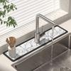 Splash Faucet Draining Mat Multifunction Sink Splash Mats  Kitchen Bathroom Supplies