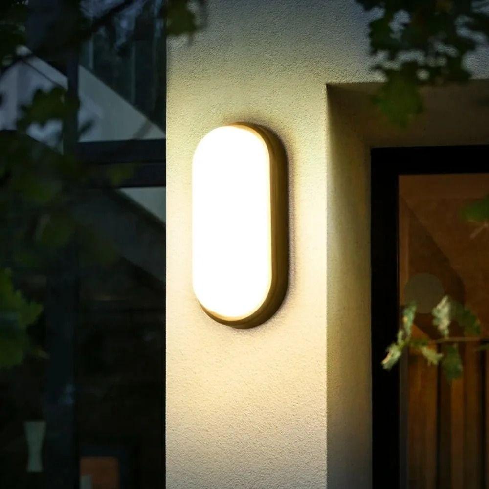 Moistureproof Ceiling Light Oval Yard Lamp Home Accessories Wall Mount Light  Courtyard