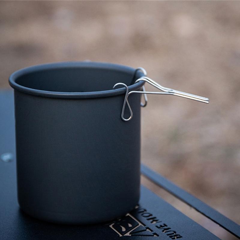 Portables Stainless Steel Cup Pouring Rack Camping Bowl Water Guide Frame Suitable for Various Size