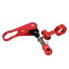 Quick Release Bike Seatpost Clamp Handle And Rear Frame Clip Aluminum Alloy for Brompton Folding Bike Anodize Red