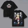 Y2K Vintage Washed Oversized Casual Summer Men's Tops with Denji Print from Manga Chainsaw Man Women And Men T-shirt