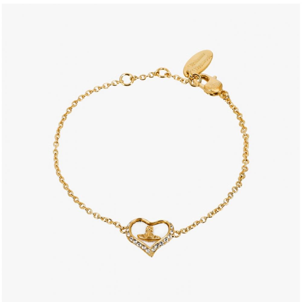 Vivienne Westwood 61020060 02r782 Petra Heart Bracelet