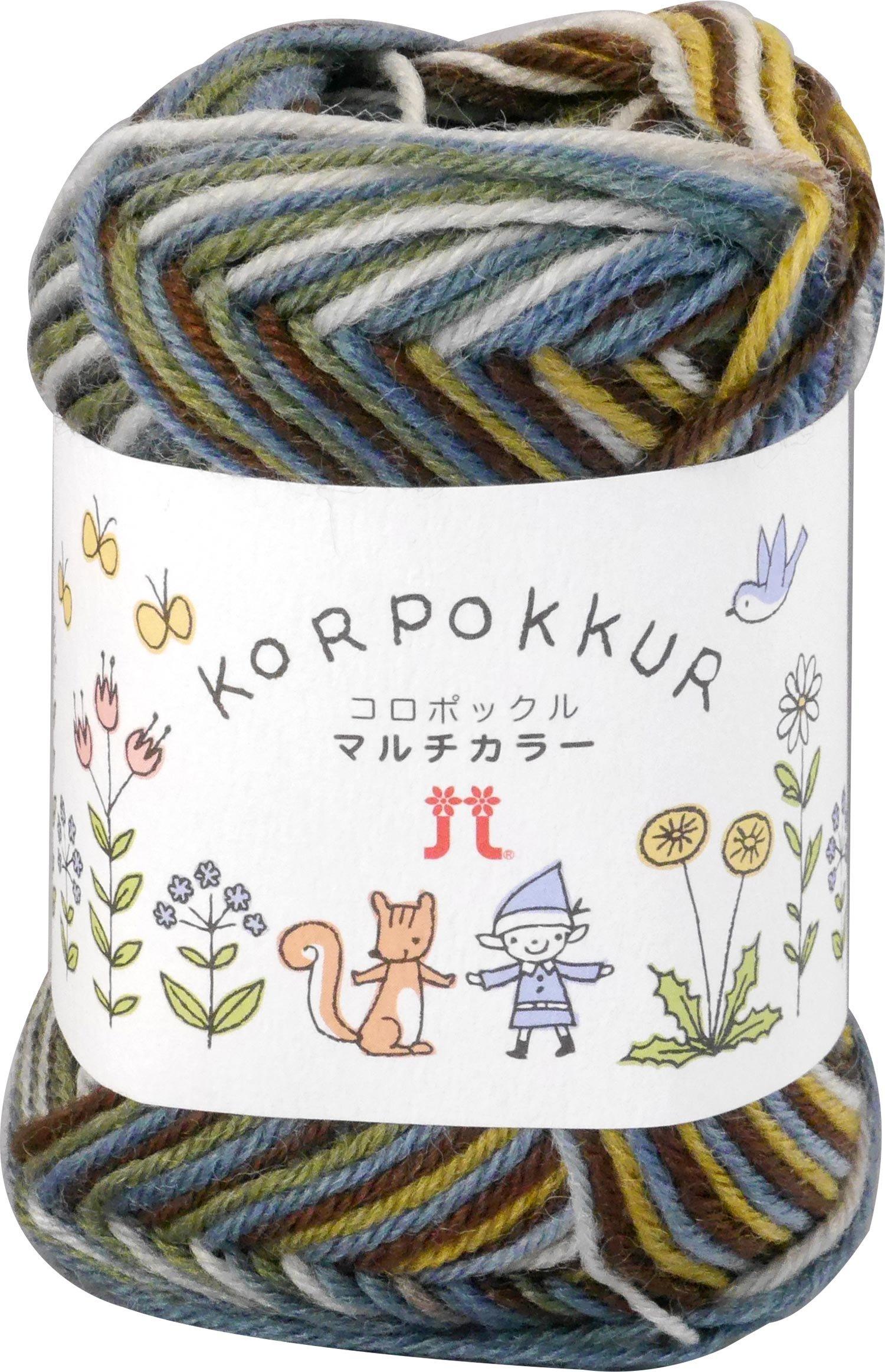 

Hamanaka Koropokkuru Multicolor Yarn 25g 92m Set Autumn/Winter col.103 5-Ball