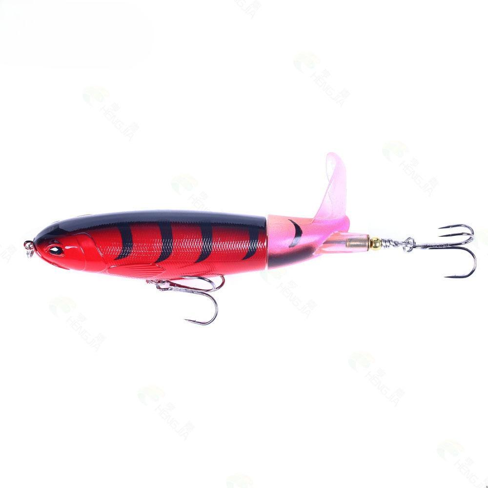 1 Stück 11cm/14cm Köderpropeller Wasseroberflächen-Traktor Schnelle Vibration Bleistift Kunststoff Hartköder Simulation Köder Angelzubehör