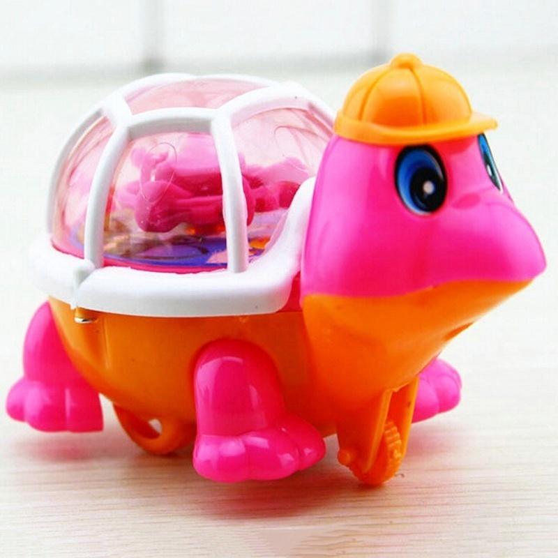 Baby Kind Süß Pädagogisch Liebenswert Ziehen aussendend Kleine Schildkröte Licht Kinder Spielzeug