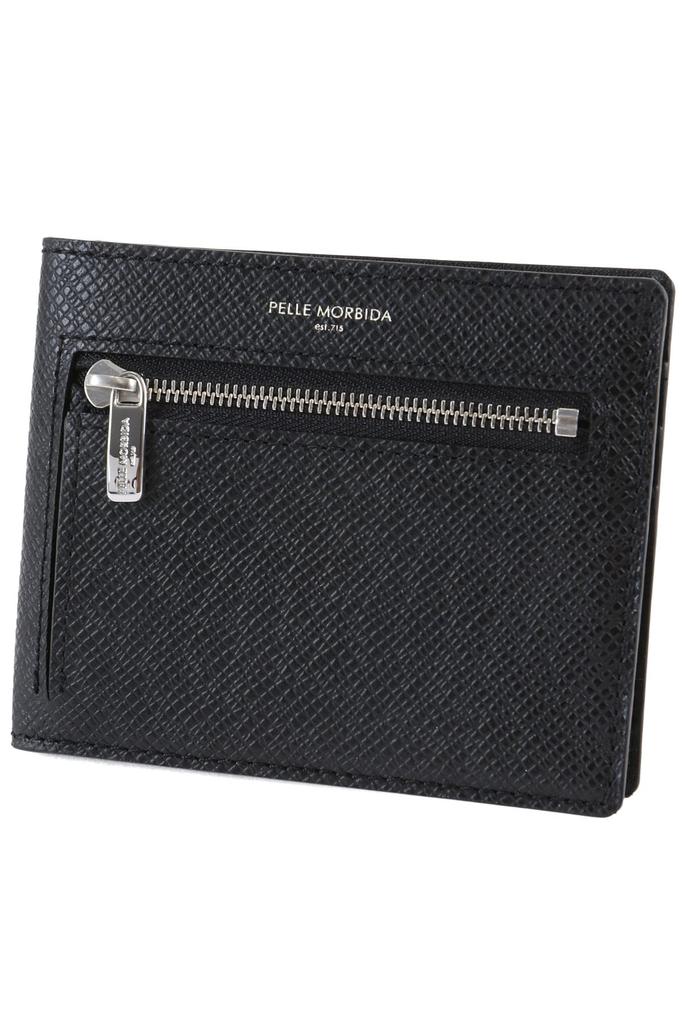 Pelle Morbida Compact Wallet, Black, BA329-BK