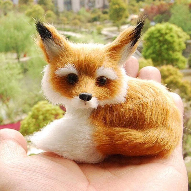 Small Cute Tiny Fox Plush Stuffed Toy Animal Birthday Gift Home Decor New 3"