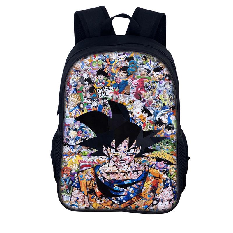 Dragon Ball Ryggsäck För Män Kvinnor Nylon Vardaglig Skolresväska