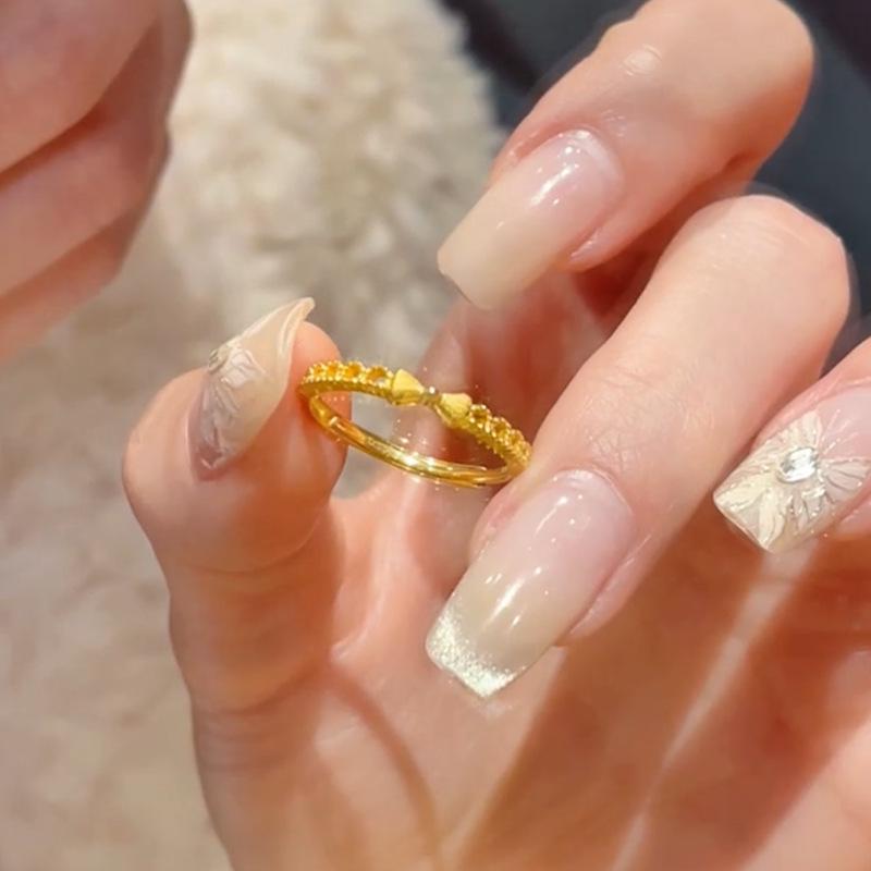 Sweetheart Bow Lace Adjustable Women s Ring - Elegant, Simple, and Versatile for Everyday Wear Adjustable