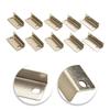 10 PCS L Shape Corner Bracket Metal Right Angel Brace For Shelf Support Board Connect Drawer Shelf Wall Bracket Hardware